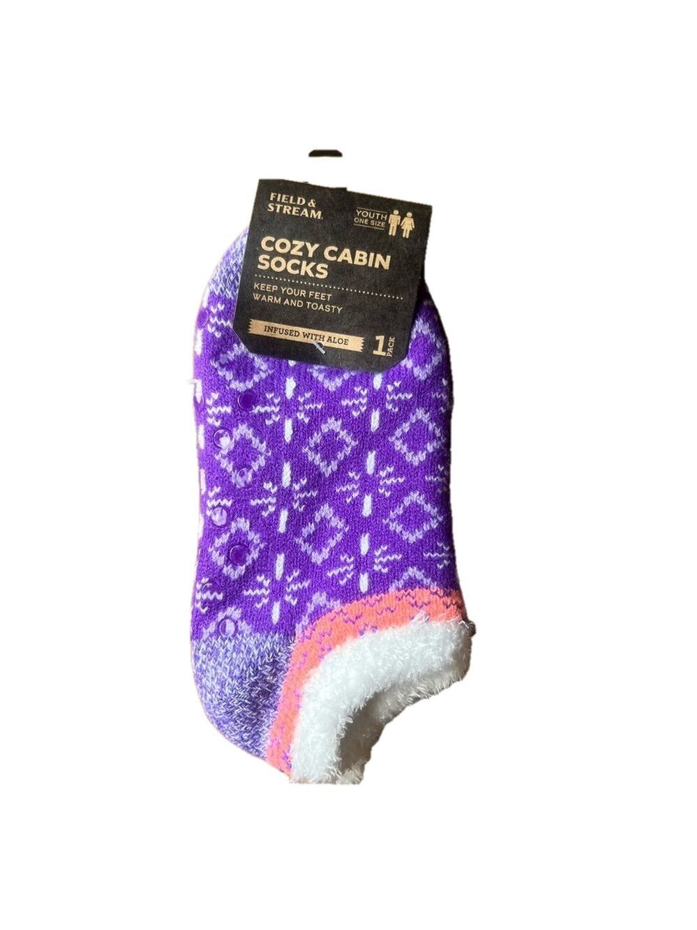 Field & Stream Cozy Cabin Youth Infused with Aloe Socks